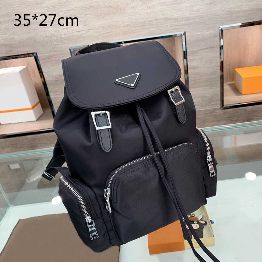 

Men's Women outdoor sport Backpacks School Bags Luxury Black Nylon Backpack Fashion Designers Phone Bag rucksack bookbag