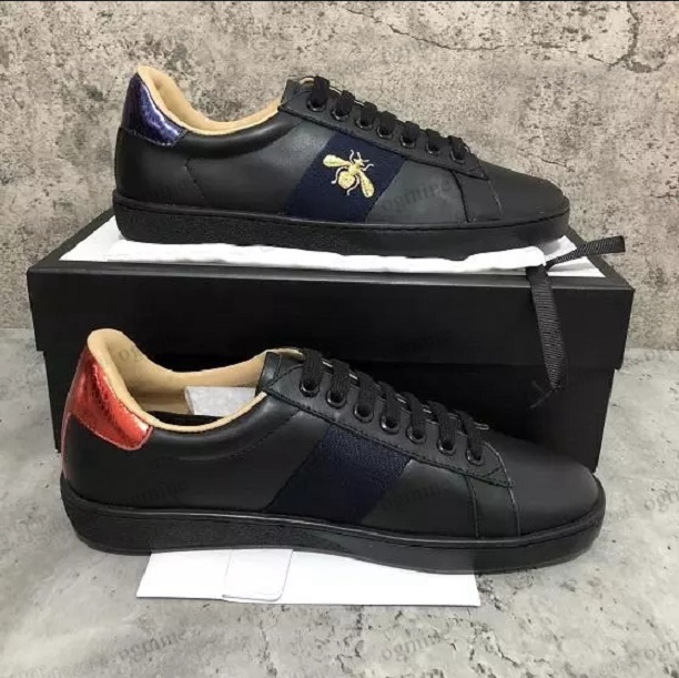 

2021 Men Women Sneaker Casual Shoes Top Quality Snake Chaussures Leather Sneakers Ace Bee Embroidery Stripes guccie Shoe Walking Sports Trainers Tiger #2022#, Hello