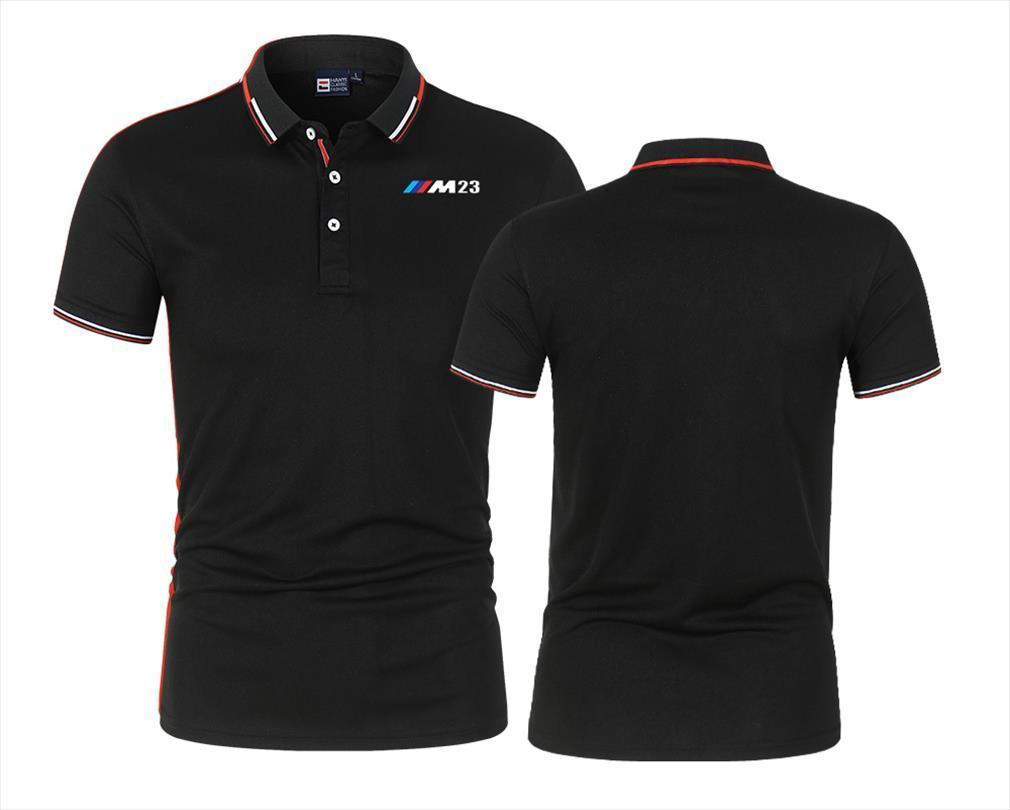 

Short Sleeve Breathable Shirt Men Polos Summer Streetwear Contrast Color Clothing Casual Fashion, White;black