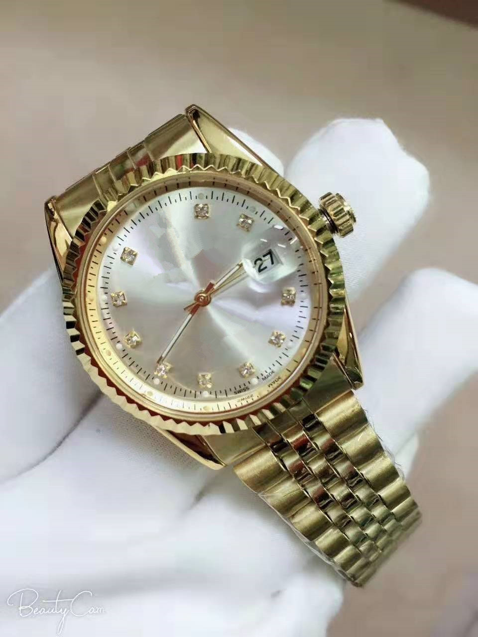 

New trend men's watch handsome British style retro fashion waterproof watch male and female student couple gift watch can be wholesale, Slivery;brown