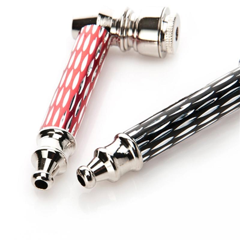 

85mm Tobacco Metal Pipes Portable Creative Smoking Pipe with Tobacco Pipes Gifts Grinder Grinder Accessories