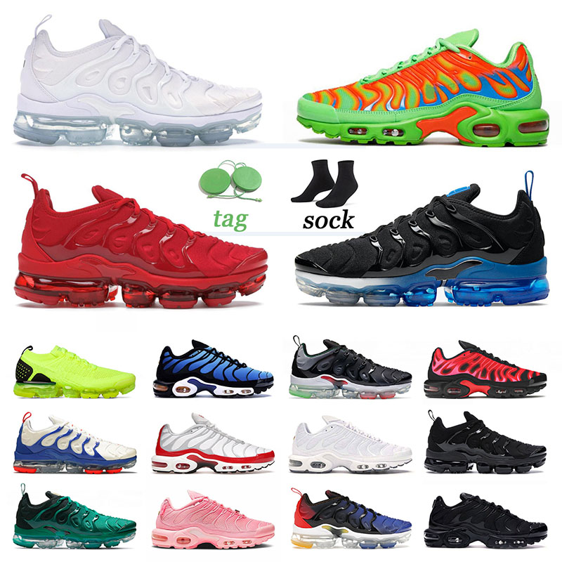 

Tn Plus Moc 2 Running Shoes Tns Fly Knit Men Trainers Triple White Fire Pink Fresh Black Royal Atlanta Mean Green Outdoor Sneakers Sports Flynit Suman Size 36-47, #37 volt 40-45 grey symbol