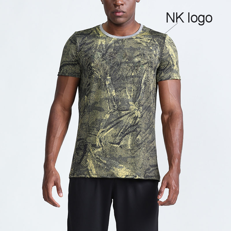 Summer outdoor quick-drying tshirt short-sleeve camoflage men's sports quick-drying breathable cross-border basketball uniforms