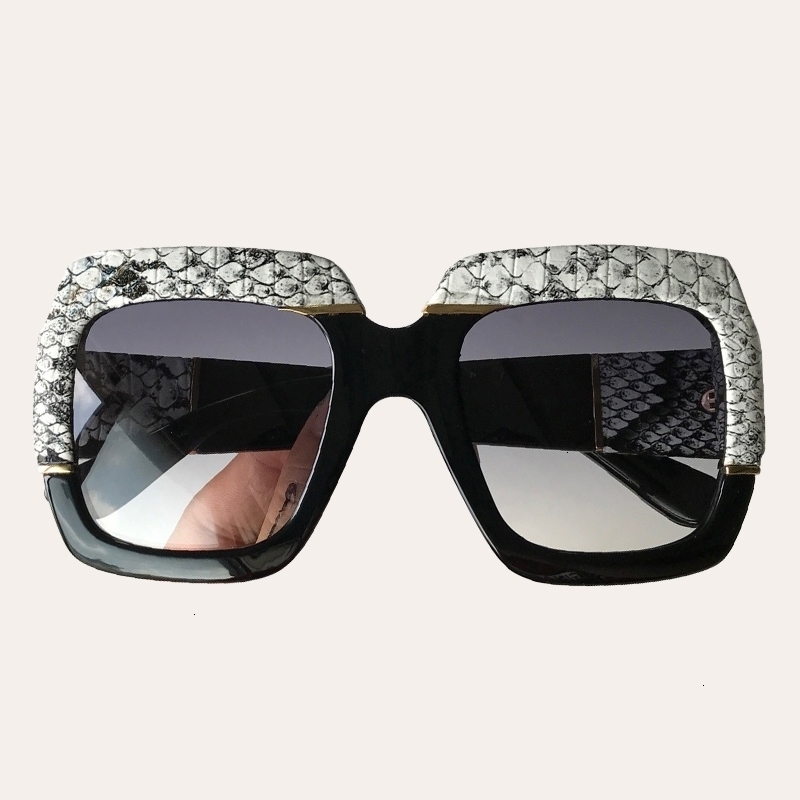 

02 Designer Cheap Eyeglasses sale Snakeskin design, for men and women, square saddle, brand sunglasses, men's sunglasses, White;black
