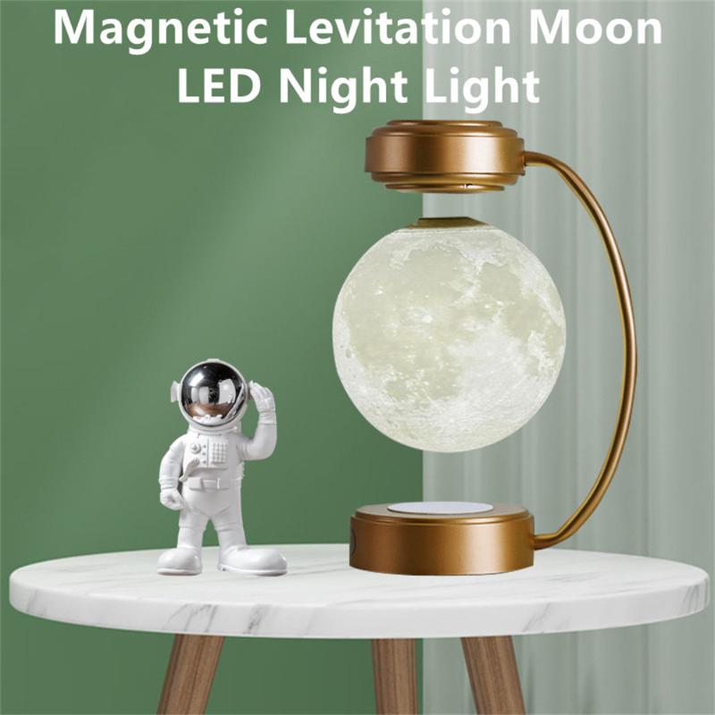 

Night Lights 3D LED Moon Light Floating Lamp Magnetic Levitation Novelty Lighting Levitating Bedroom Decoration