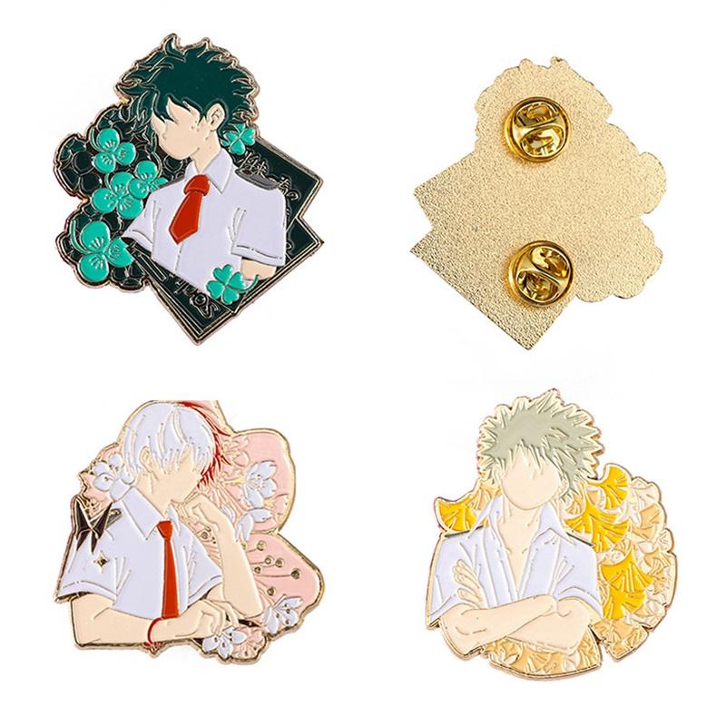 

Pins, Brooches 1pcs My Hero Academia Badge Pins Brooch Cosplay Collection Gift
