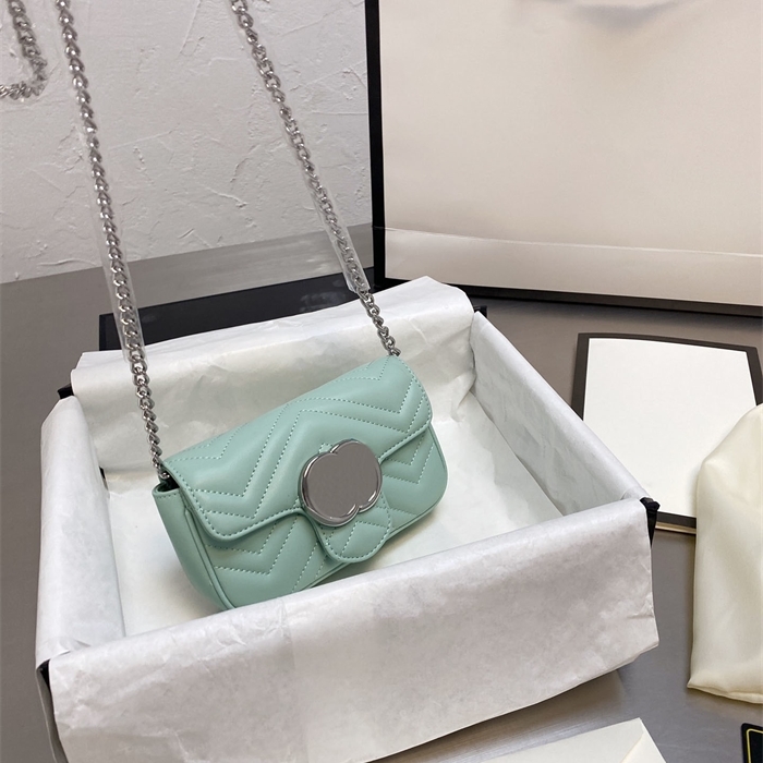 

2021 New Top Sheepskin Crossbody Bag Women Luxurys Designers Bags Shoulder Bag Luxurys Designers Crossbody Bags 16cm 9195s, Black