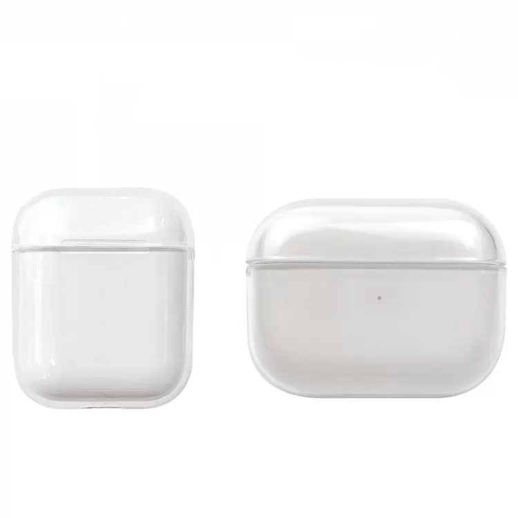 

For Air pods Pro Headphone Tips ANC Chip transparent active noise reduction GPS Bluetooth headset set Apple Airpod 3 Bluetooth Earphones airpods 2 Protective Cover, Silver