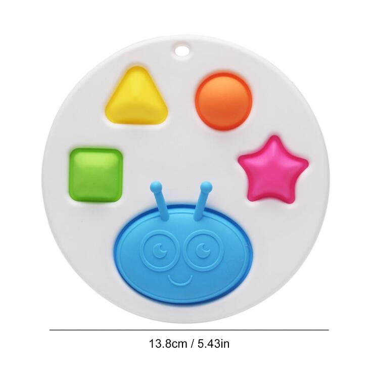 

Baby Sensory Simple Dimple Toys Push Bubble Fidget Toy Autism Needs Squishy Stress Reliever Toys For Kids SEA SHIPPING CCF5033