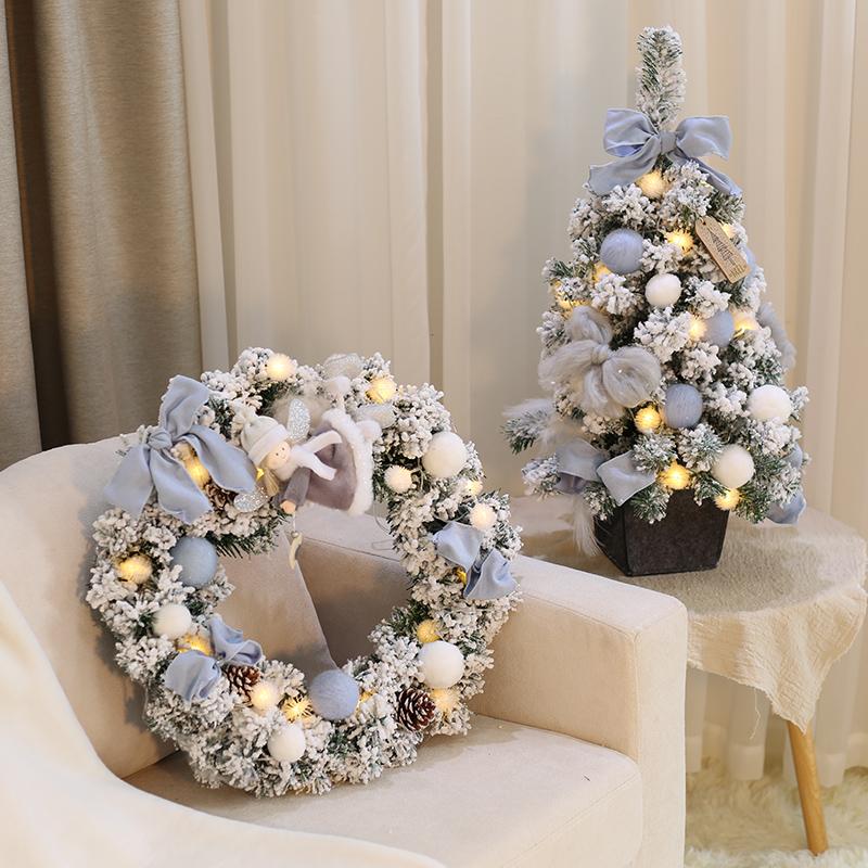 

Christmas Decorations Mini Tree Felt DIY Material Package Desktop Small Household Ins Gift Decoration Garland