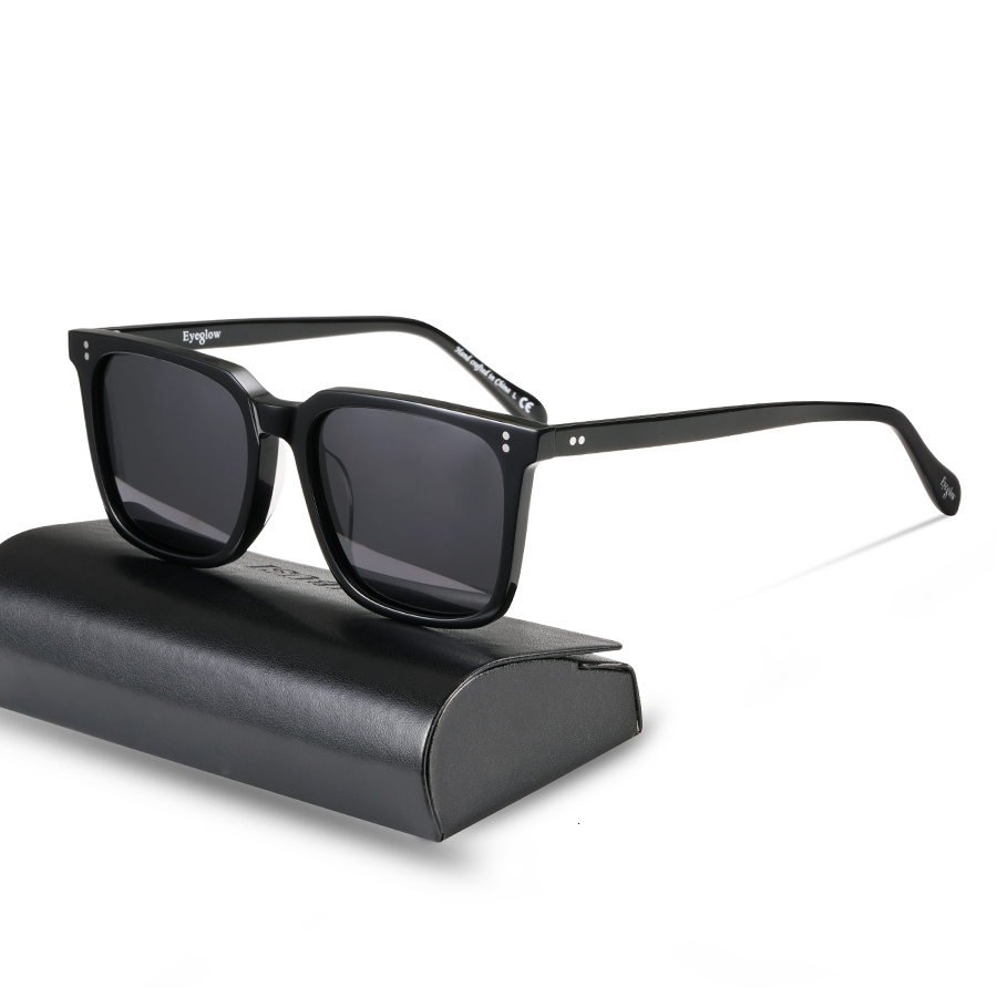 

2021 New Polarized Sunglasses Male Women Unisex Brand Designer Sun Glasses for Men Ladies Acetate Black Oversized High-quality Ode5