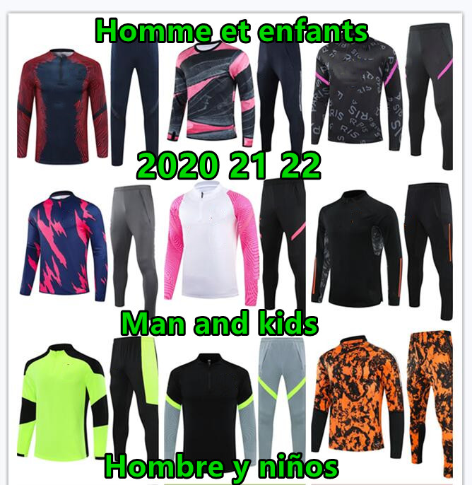 

Top man tracksuit jerseys tracksuit mens designer tracksuits 2020 2021 soccer tracksuit football training suit