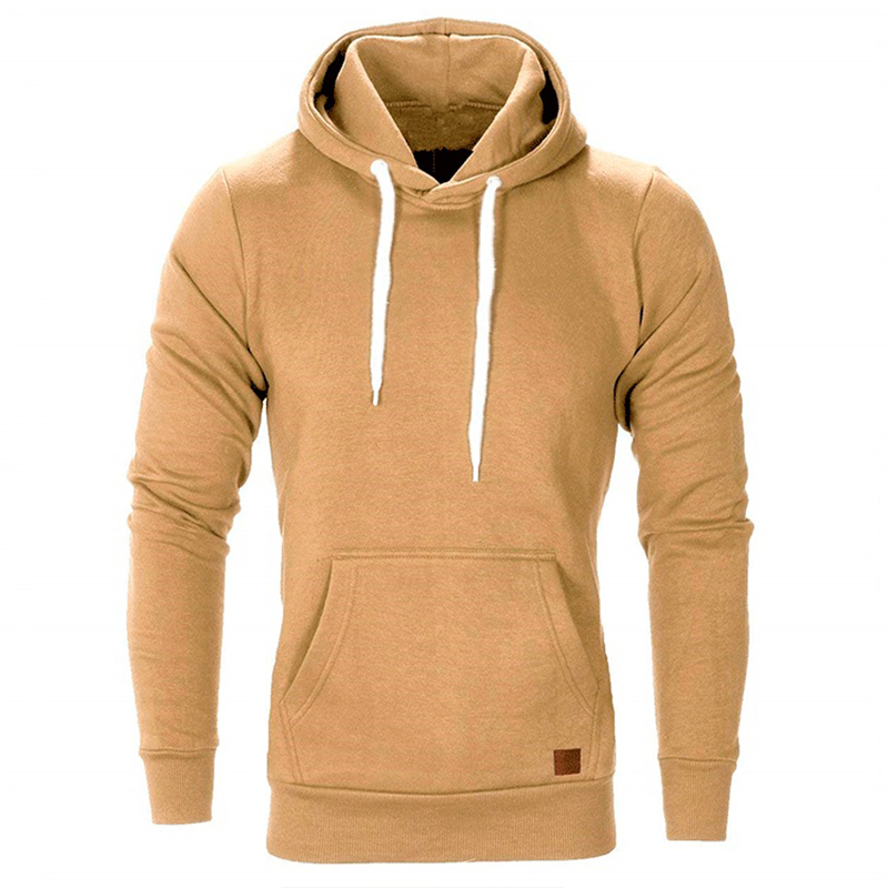 

Men Sweatshirt Solid Colours Long Sleeve Autumn Spring Casual Hoodies Top Boy Blouse Tracksuits Sweatshirts Hoodies, Black
