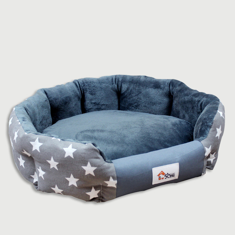 

Dog Beds House Sofa Washabe Round Push Mat For Sma Medium Dogs arge abradors Cat House Pet Bed Dcpet Best Dropshipping, Pentagram gray