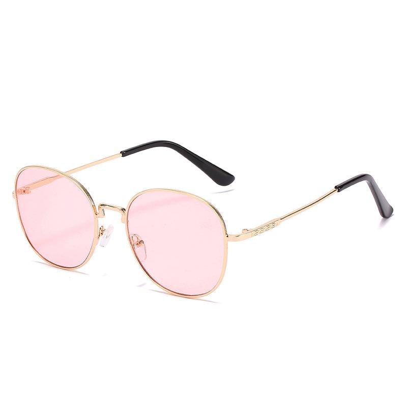 

Sunglasses Black Pink Polarized Women Round Retro Men Summer Accessories High Quality Uv400 Sun Glasses Male Driving Metal Frame