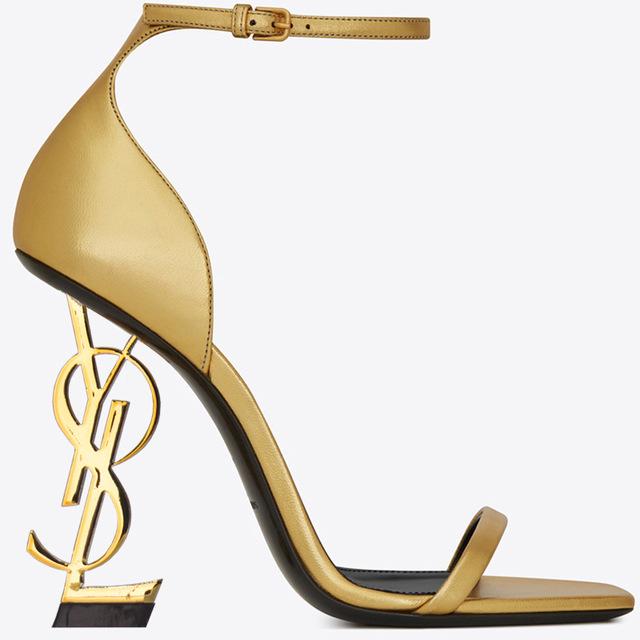 

2021 New Classics Brand High Heel Sandal Genuine Leather 10cm Letter Heel Women Wedding Shoes Patent Leather 34-43, Heel 10cm6