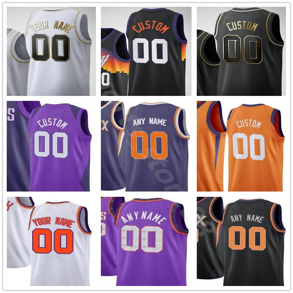 

Custom Screen Printed 1 Booker Chris 3 Paul Deandre 22 Ayton Mikal 25 Bridges Jae 99 Crowder Men Woman Kids Youth Basketball Jerseys, Colour 2