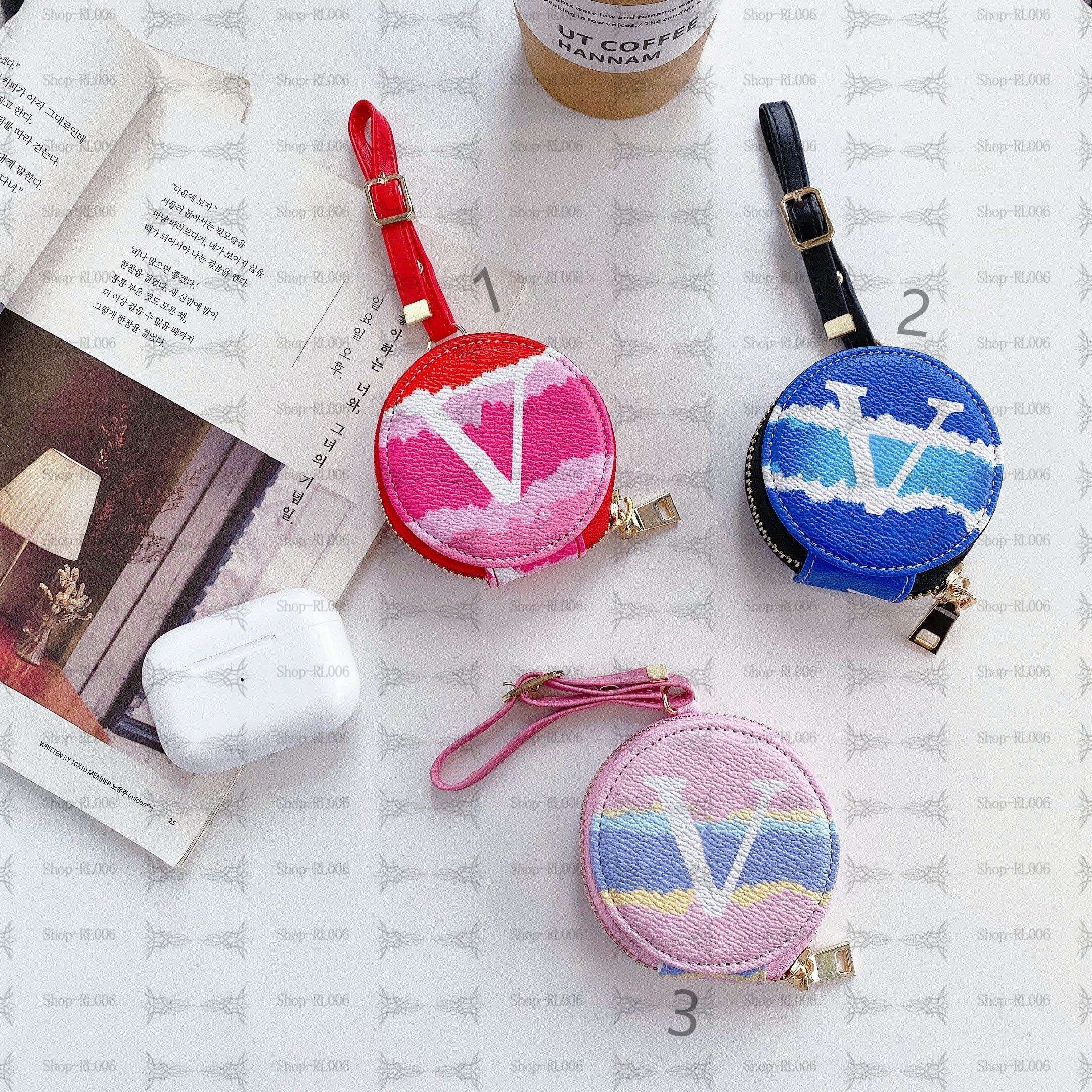 

(Beach style leather earphone box) Suitable for Airpod1-2 general + Airpod pro earphone box, quality assurance + perfect protection
