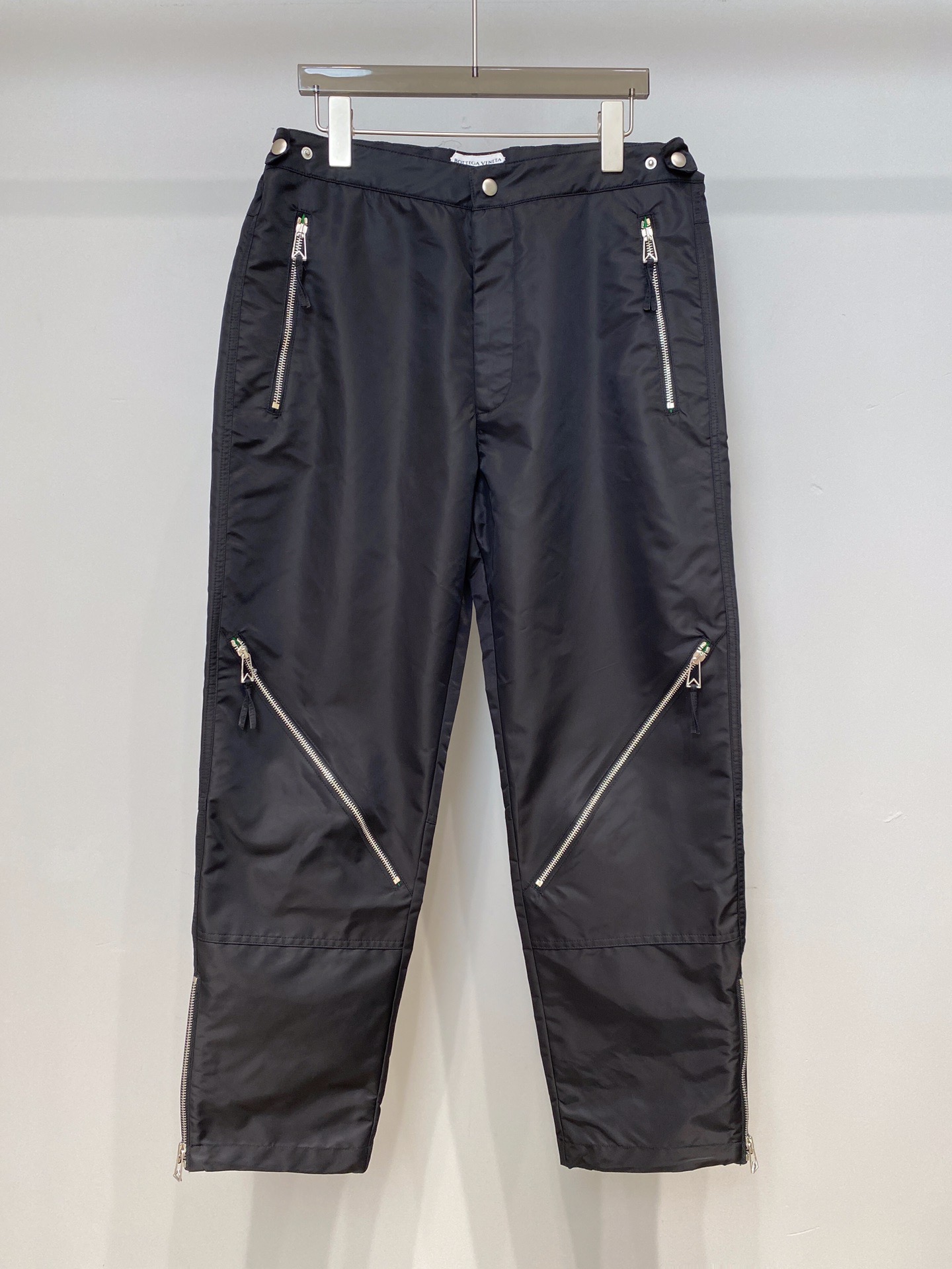 

2021 lastest mens pants zip fashion casual cargo trousers, Black