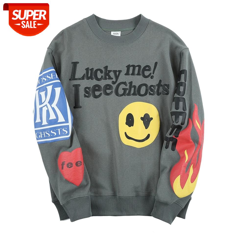 

Hip Hop Graffiti Kanye West Hoodies Men 3D Letter Print O-neck Autumn Casual Pullover Streetwear Fashion Skateboards Sweatshirt #6P4s, Black