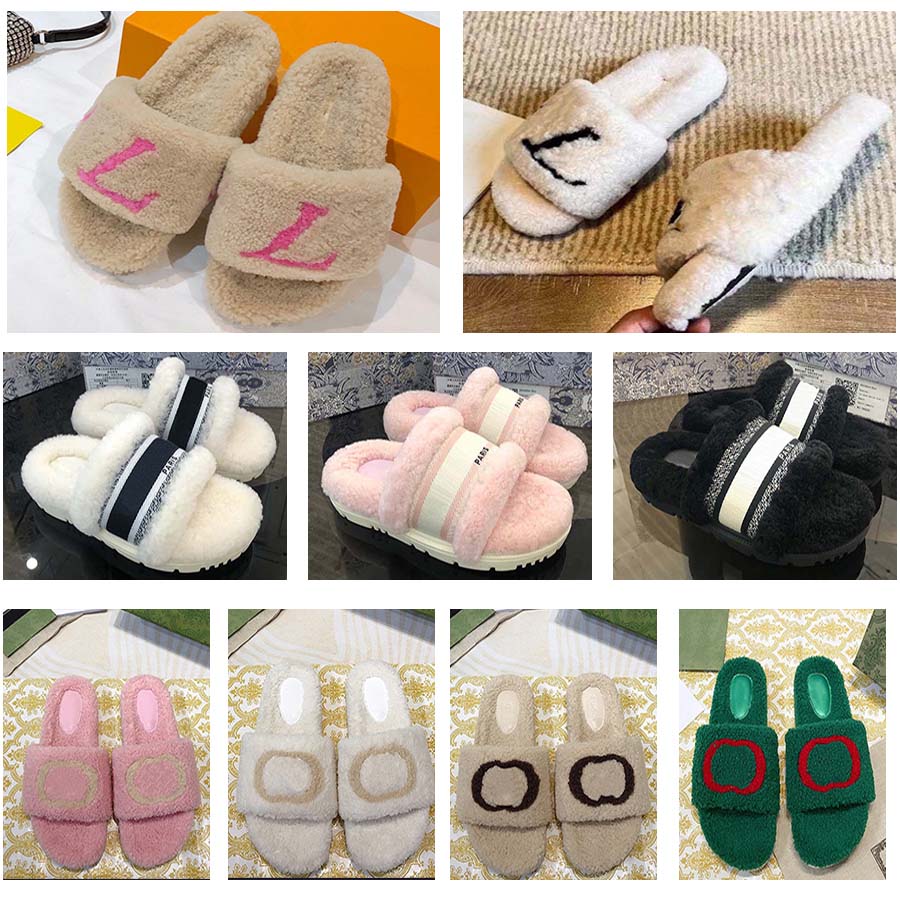 

Classics sandals Fashion plush slippers slides Floral brocade Gear bottoms Flip Flops women shoes striped causal slipper bagandshoe1978 041, #32