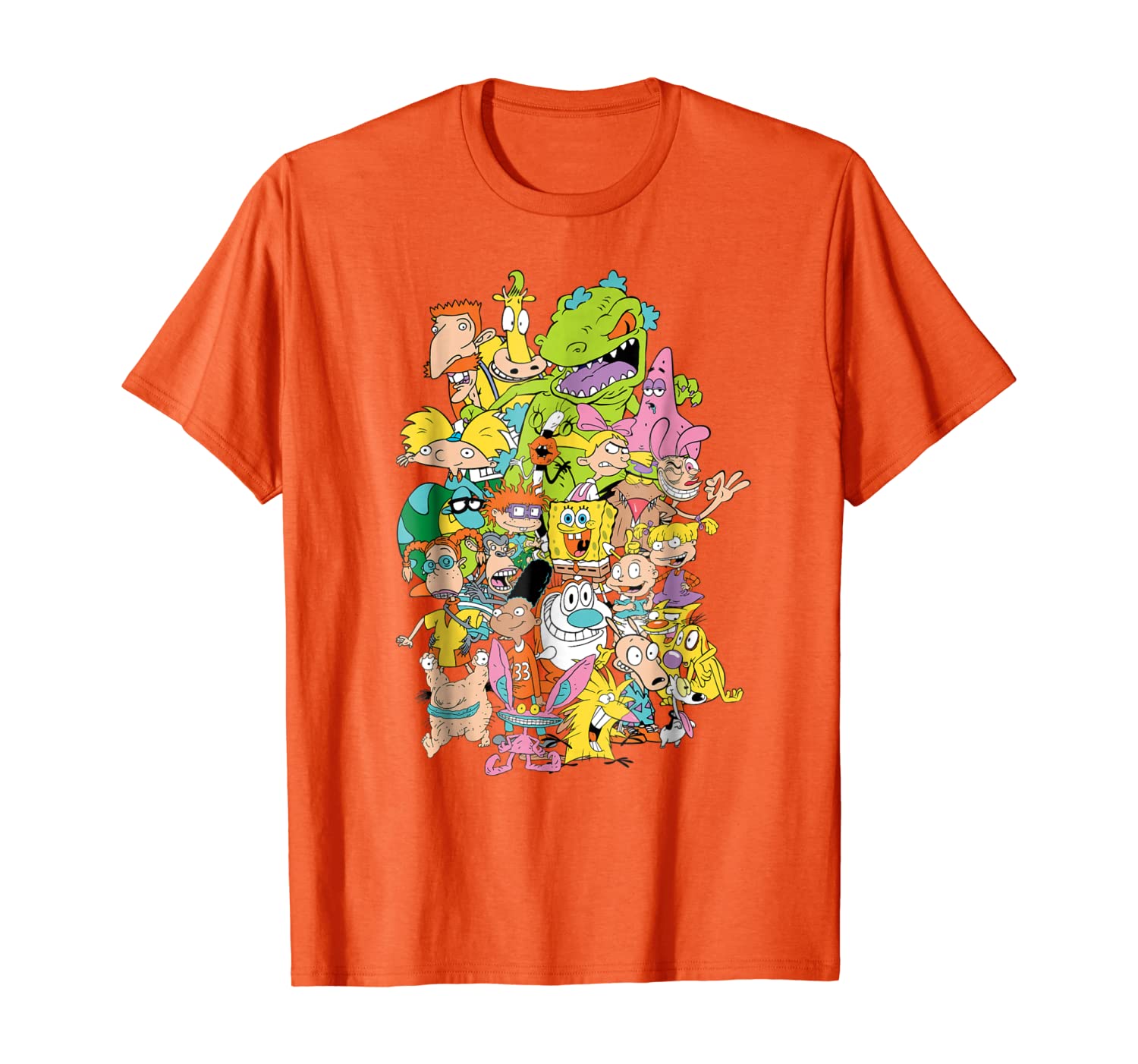 

Nickelodeon Complete Nick 90s Throwback Character T-Shirt, Mainly pictures