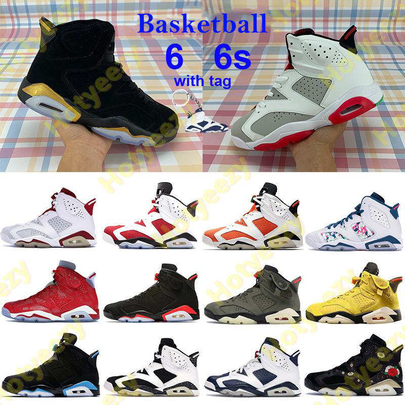 

2021 6 6s DMP 2020 Men Basketball Shoes Hare black infrared 2019 Sneakers with Keychain travis scotts carmine gatorade flint Trainers, 1.hare