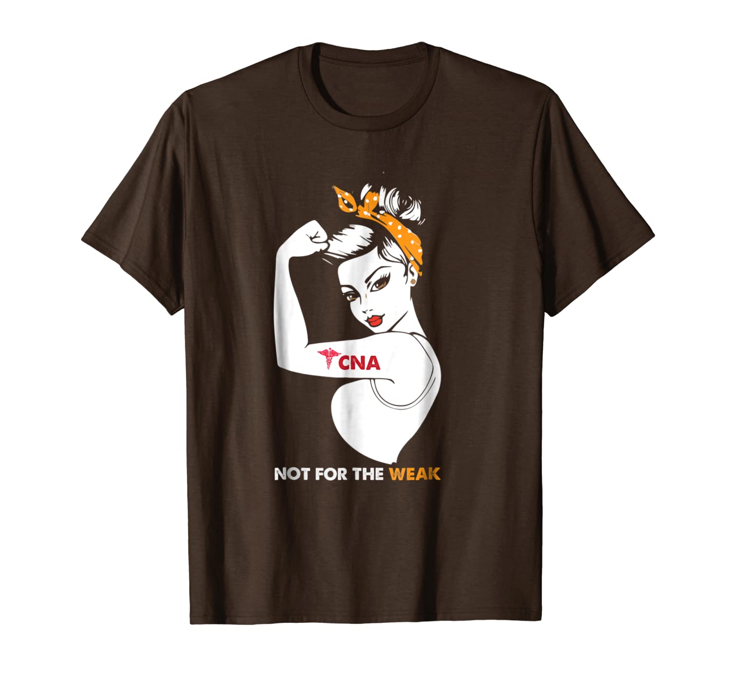 

proud cna shirt - cna strong girl gift tee, White;black