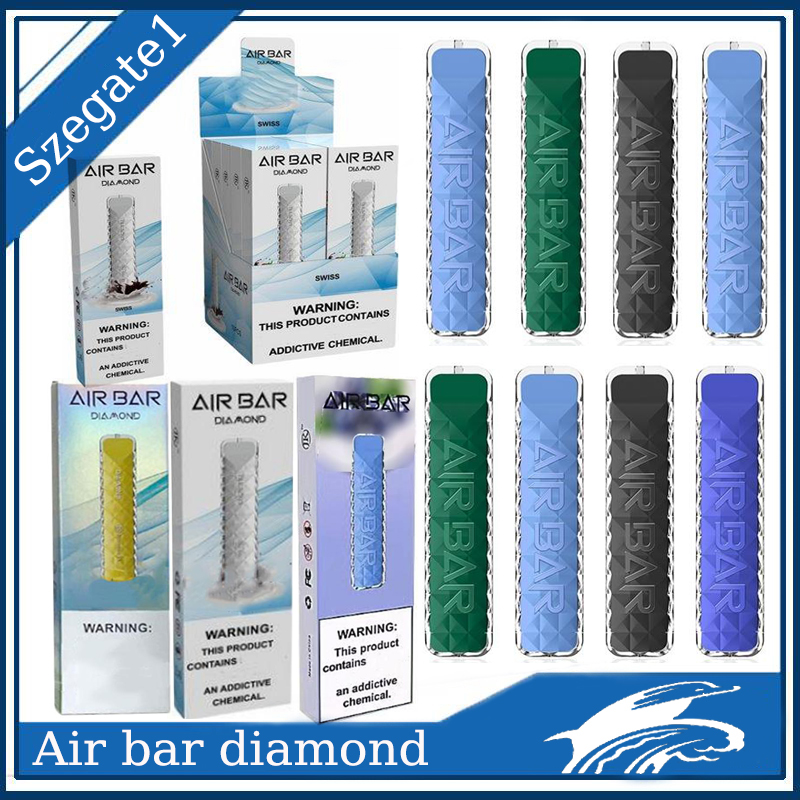 

AIR BAR DIAMOND Disposable Vape E Cigarette Pen Pod Device Built-in 380mah battery Pods 500 puffs Dab Starter Kit vs flum float