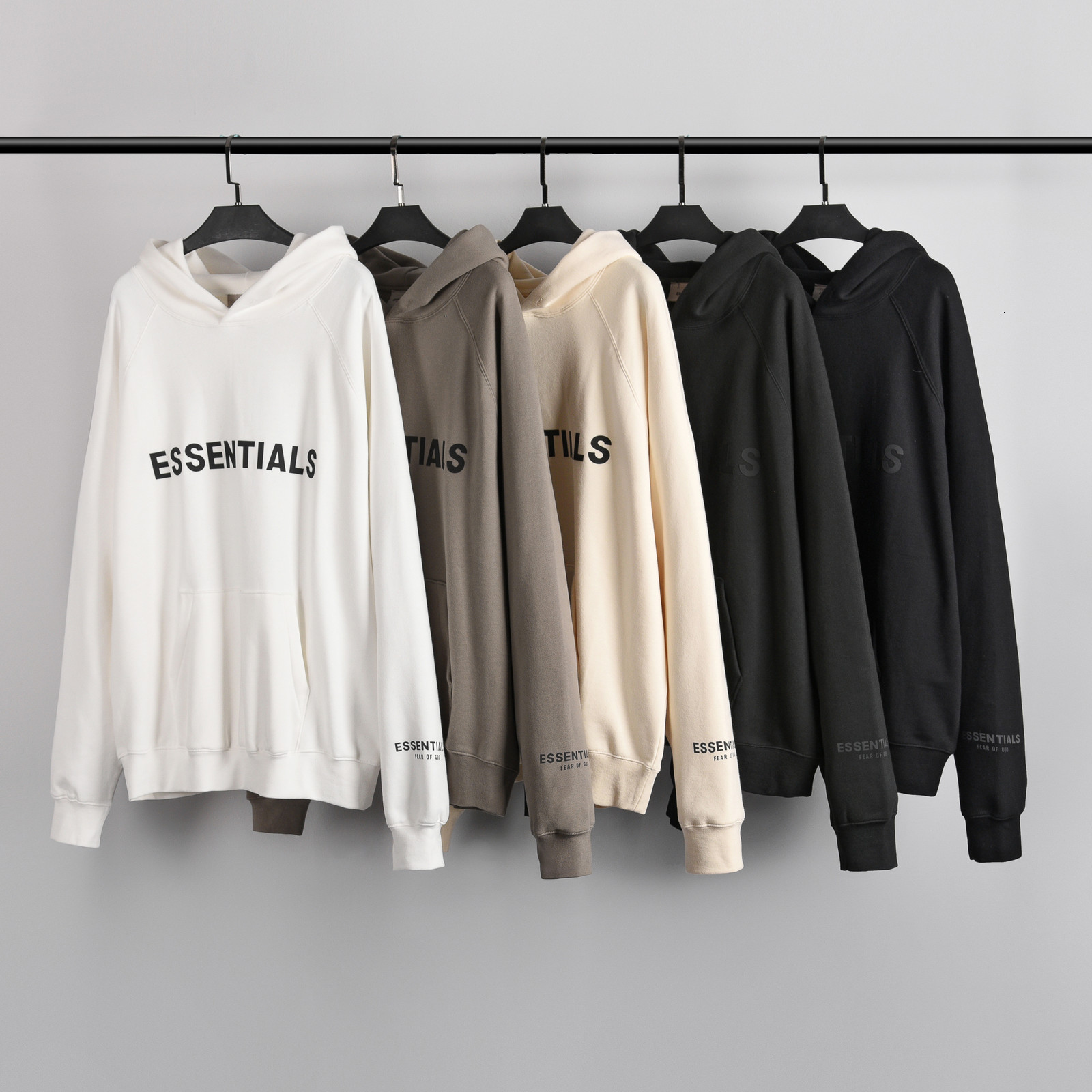 

2021 New 20ss Autumn Winter Latest Top Hip Hop Fog Men Women Oversize Hoodie Sweatshirts Pullovers 9qgc, Black