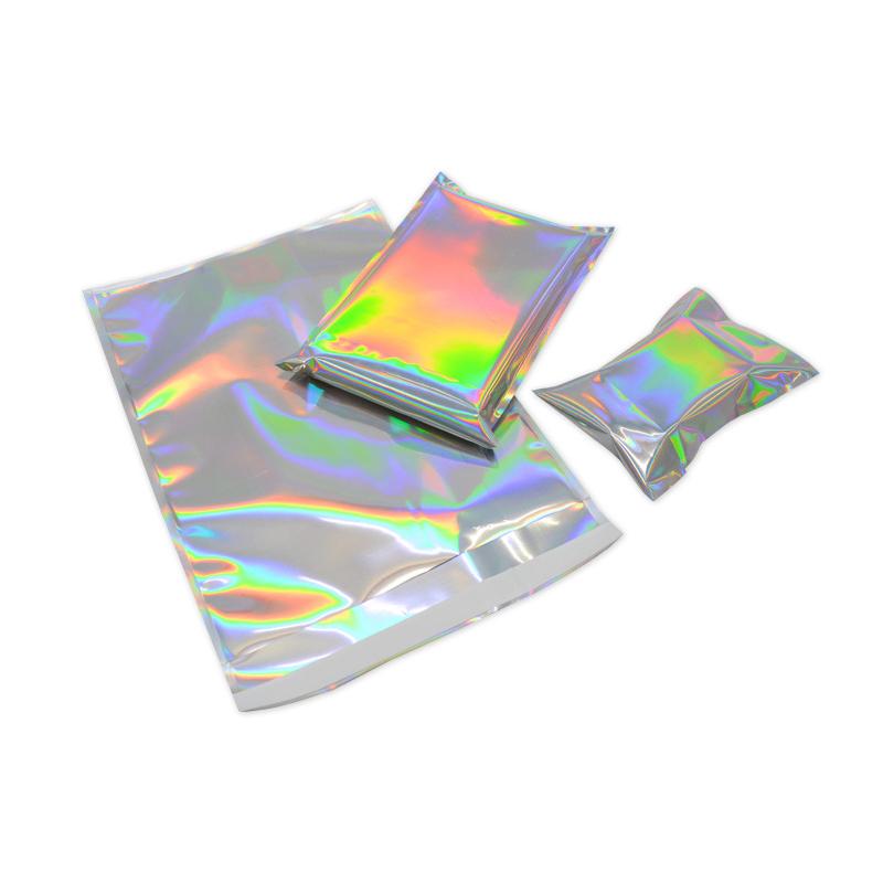 

100 pcs Hologram Aluminum Foil Adhesive Pouch Courier Storage Bags Envelope Poly Mailer Postal Shipping Mailing Pouches