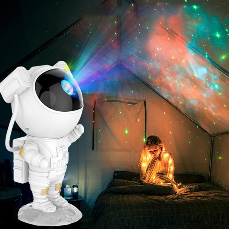 

Night Lights Starry Sky Projection Lamp Astronaut Laser Ornaments Usb Charging