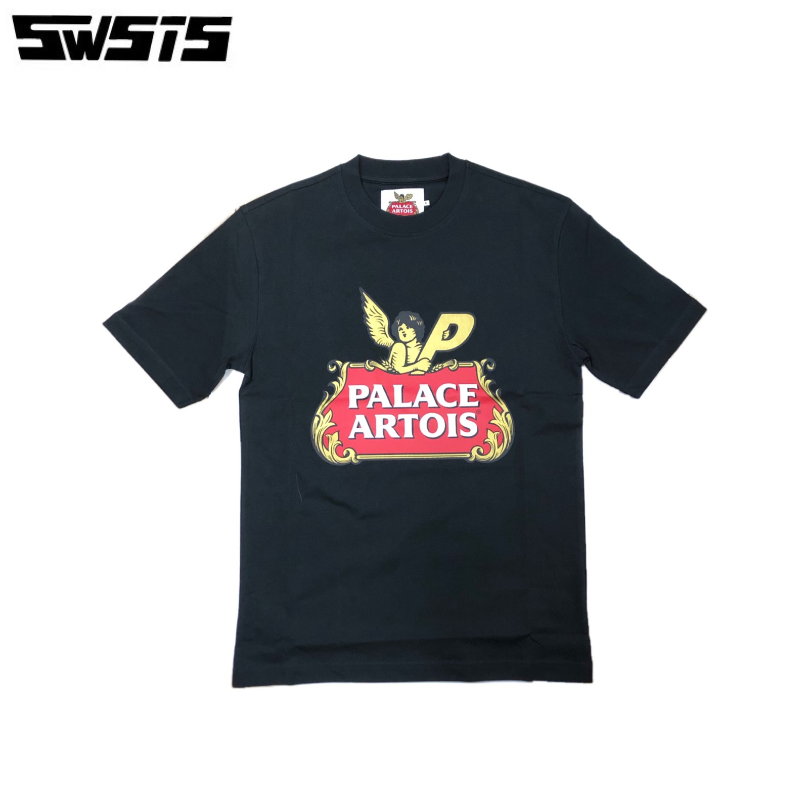 

Palace 21ss Stella Artois cartouche tee, White;black