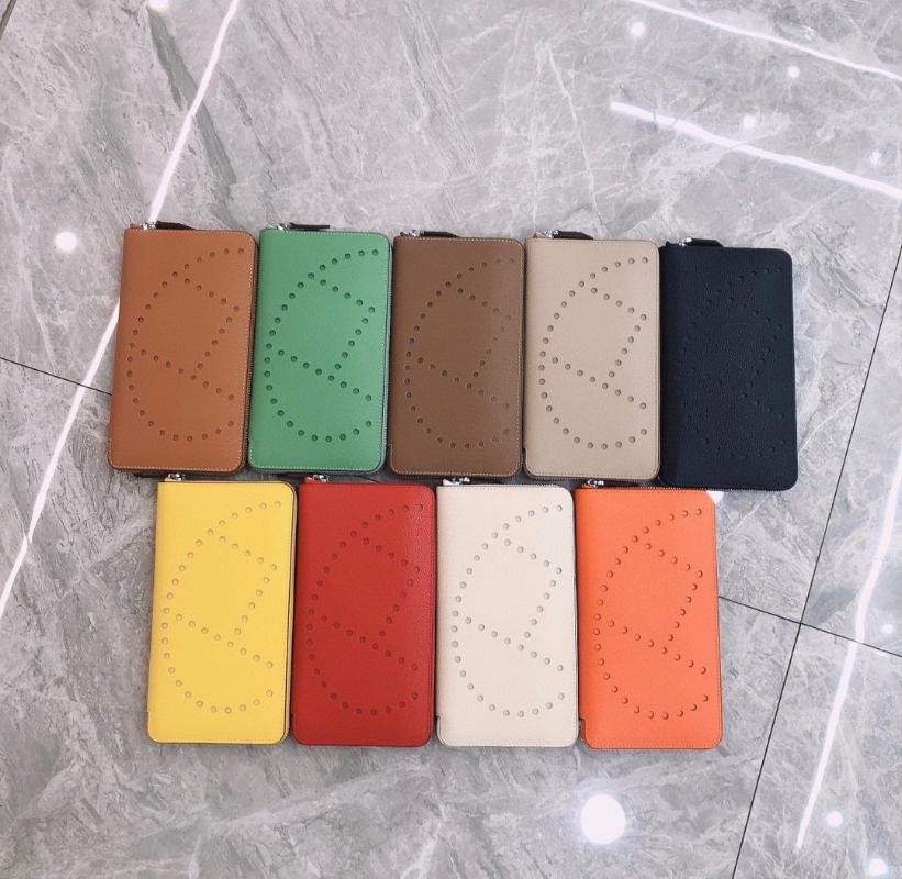 

Wallets 2021 Fashion Large Capacity Wallet Women's Purse Long Leather Zipper Hand Bag H Home Han Banchao, Black
