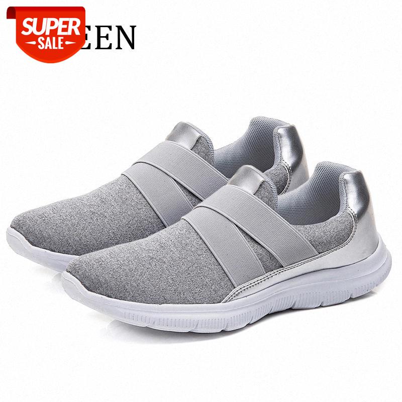 

YWEEN New Women Flats Shoes Women's Flat Mary Jane Female Ladies Mesh Fabric Breathable Gray Casual Comfortable Shoes Woman #kq55