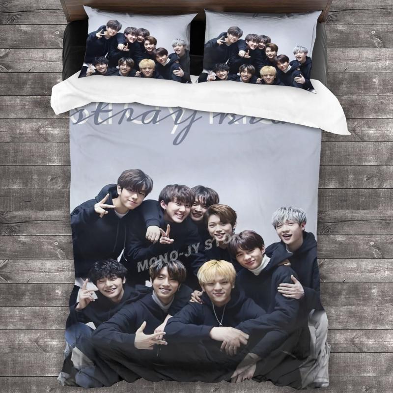

Bedding Sets Stray Kids Set Duvet Cover Pillowcases Comforter Bedclothes