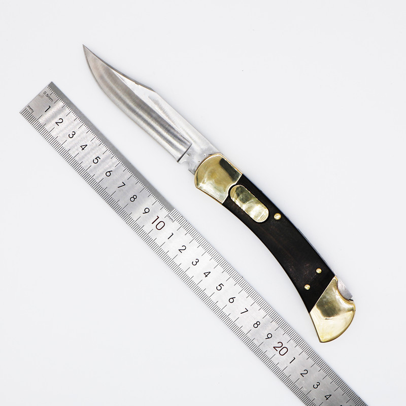 

110 single action tactical self defense folding edc pocket knife camping knife hunting knives xmas gift 2020