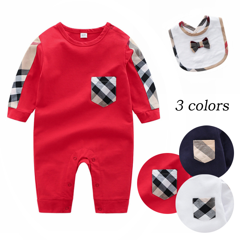 

2021 kids clothes spring long Sleeve Baby boys romper autumn Infant homewear clothing 0-24 Month baby girls jumpsuits B264, Blue
