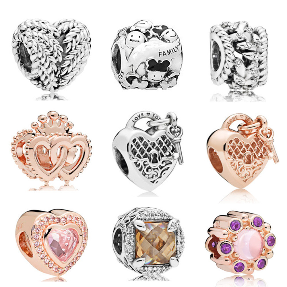 

Memnon Jewelry 925 Sterling RADIANT GRAINS OF ENERGY Charm Dazzling Grain Swirls Charms Icon of Nature Beads Heart Crown Bead Fit Pandora Style Bracelets Diy