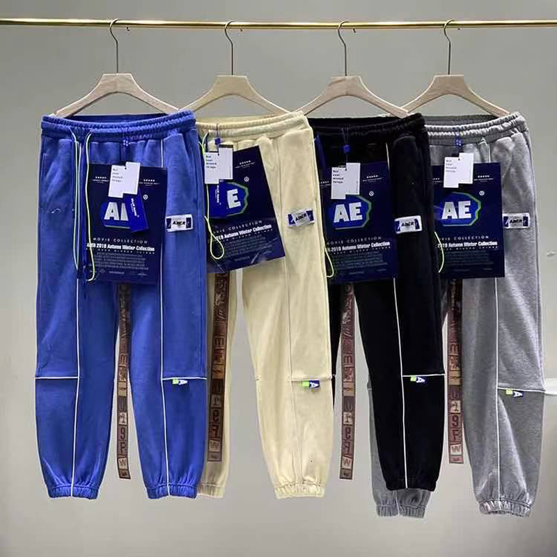 2021 New High Street Reflective Ader Error Sweatpant 2021new Style Men Women Jogger Trousers Side Patch Letter Tag Drawstring Sportpant Q5y6