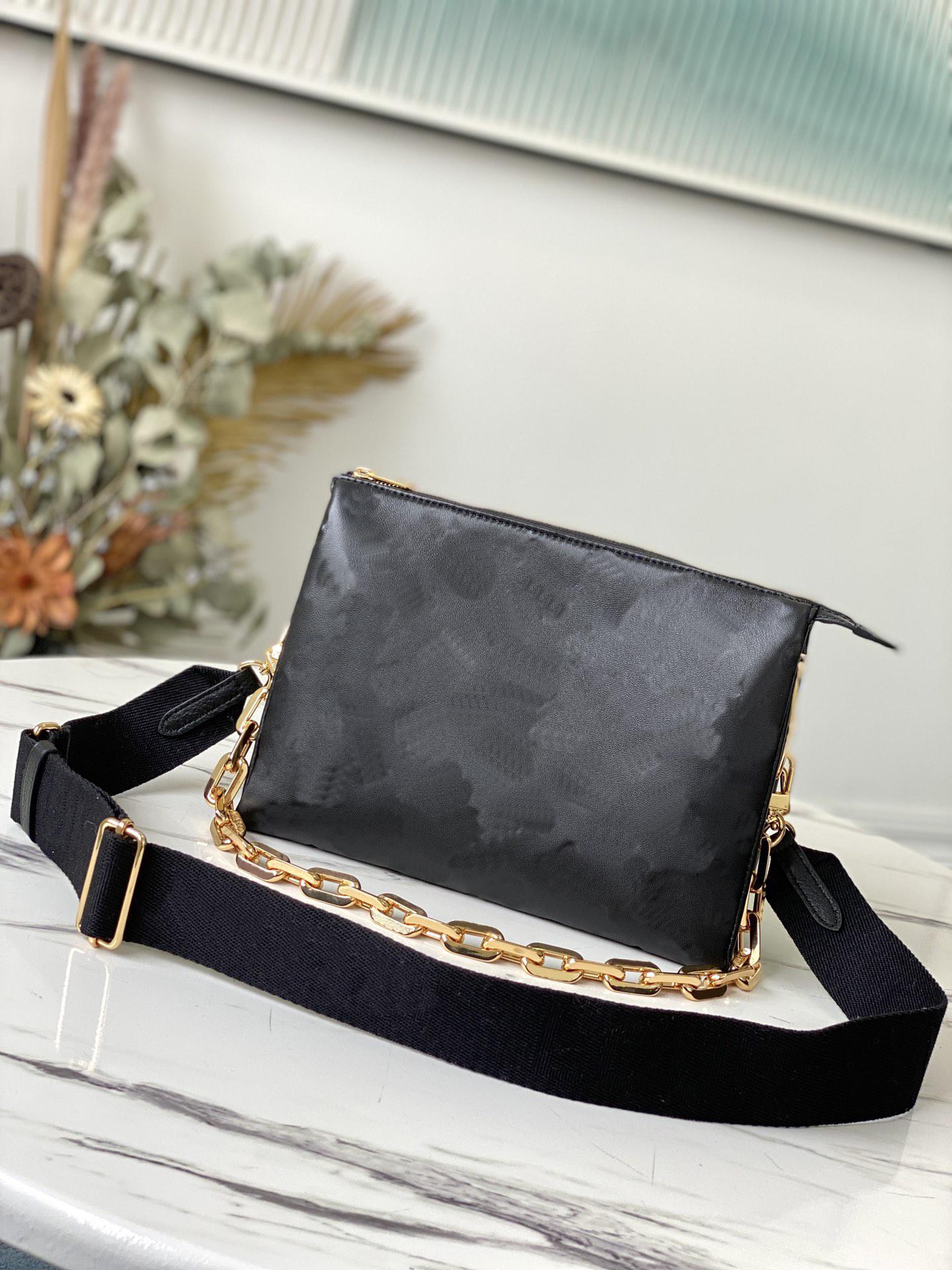 

Spring Chain 2021 Embossed Puffy Leather Bags PM COUSSIN Bag Handbag Fashion-forward Strap Summer Purse With The Wallet Top Quality Cro Gvuf, Box