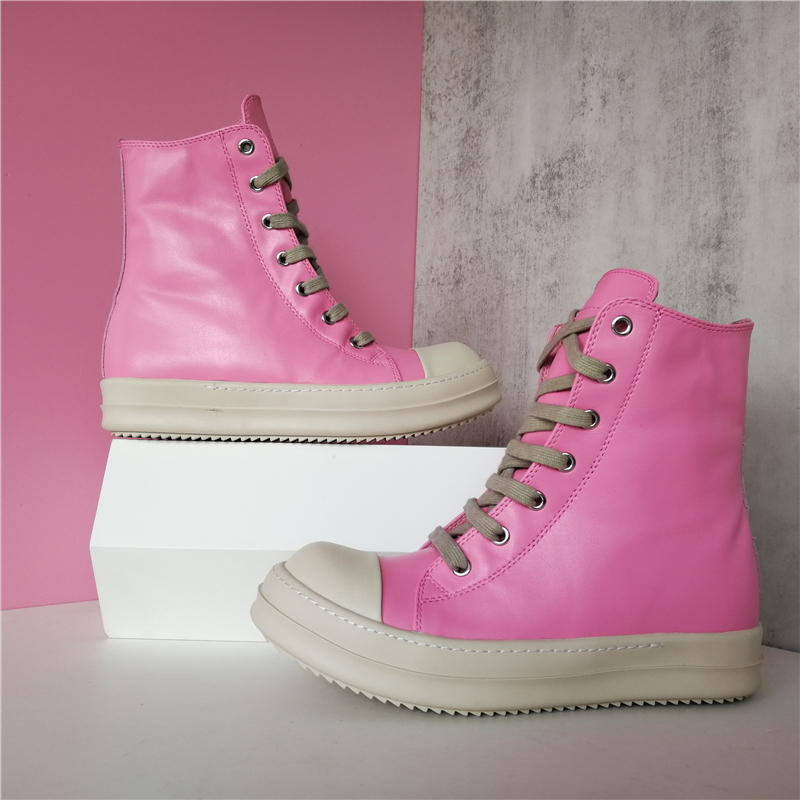 

2021 Spring Women Boots Red And Pink Women's Genuine Leather Ankle Boot Fashion young Grils Footwear, C-thermal