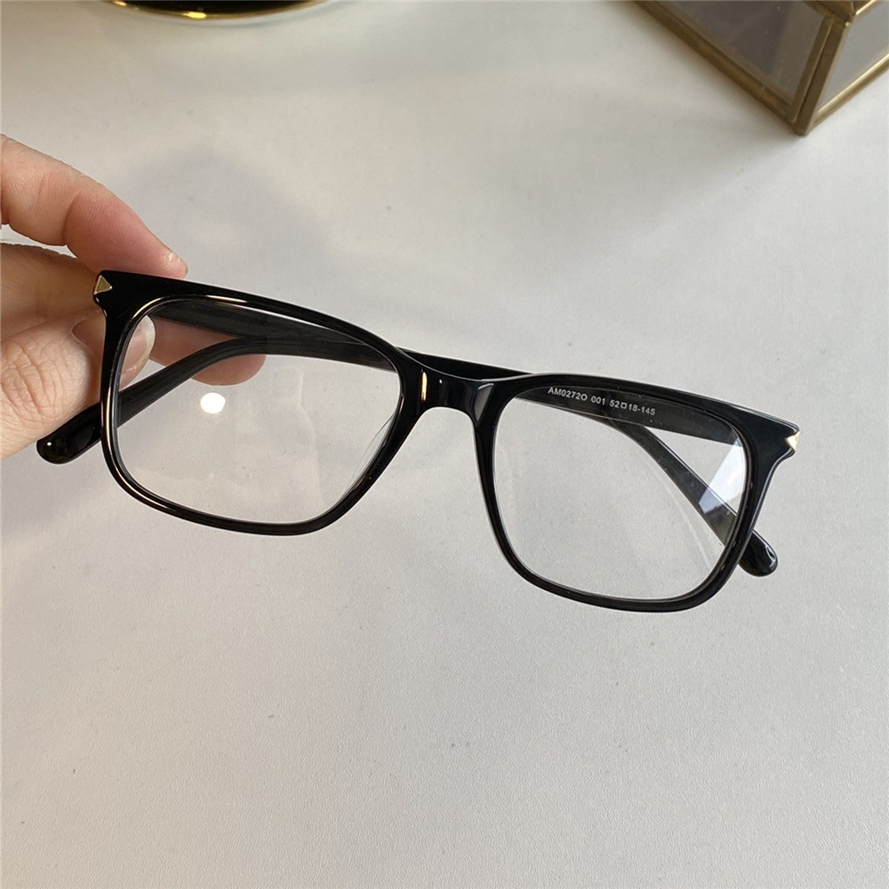 

Classic simple design eyeglass frame high quality plate frame glasses versatile men's and women's glasses AM0272, Silver