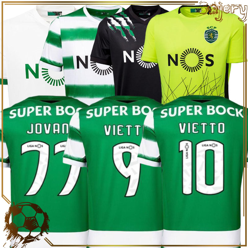 

20/21 Thai Quality Sporting lisbon Soccer Jerseys VIETTO COATES PHELLYPE goalkeeper football shirts RAPHINHA ACUNA camiseta de fútbol, Home