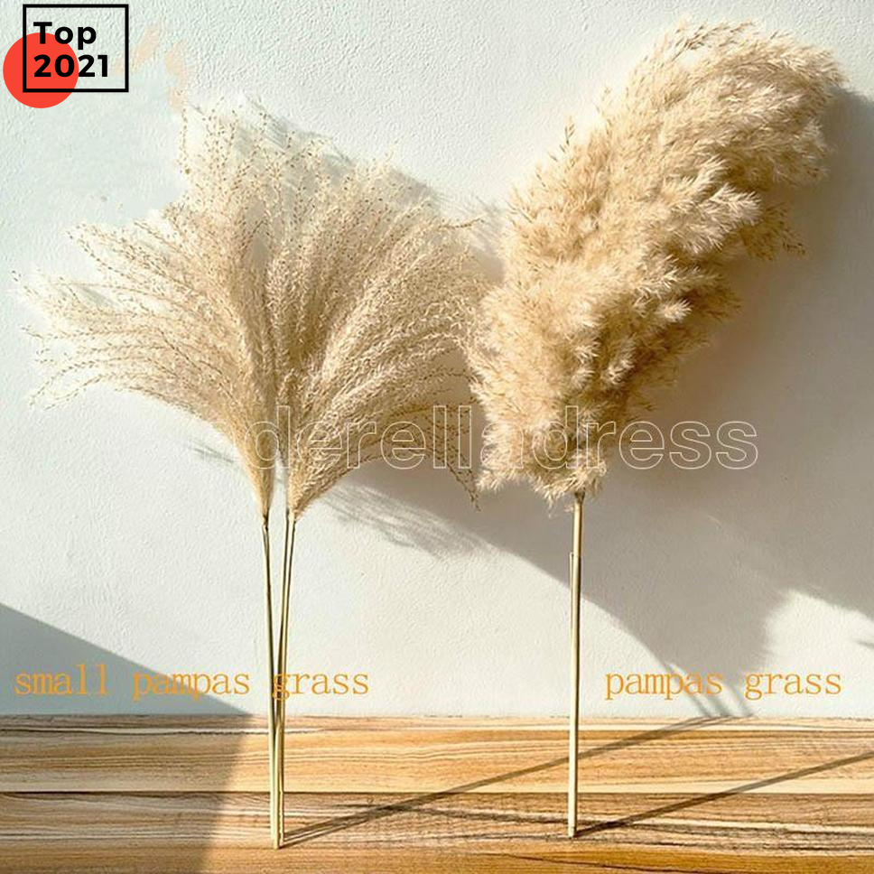 

real pampas grass decor natural dried flowers plants wedding flowers dry flower bouquet fluffy lovely for holiday home decor fast ship CO22 mok1, Shipping cost for vip
