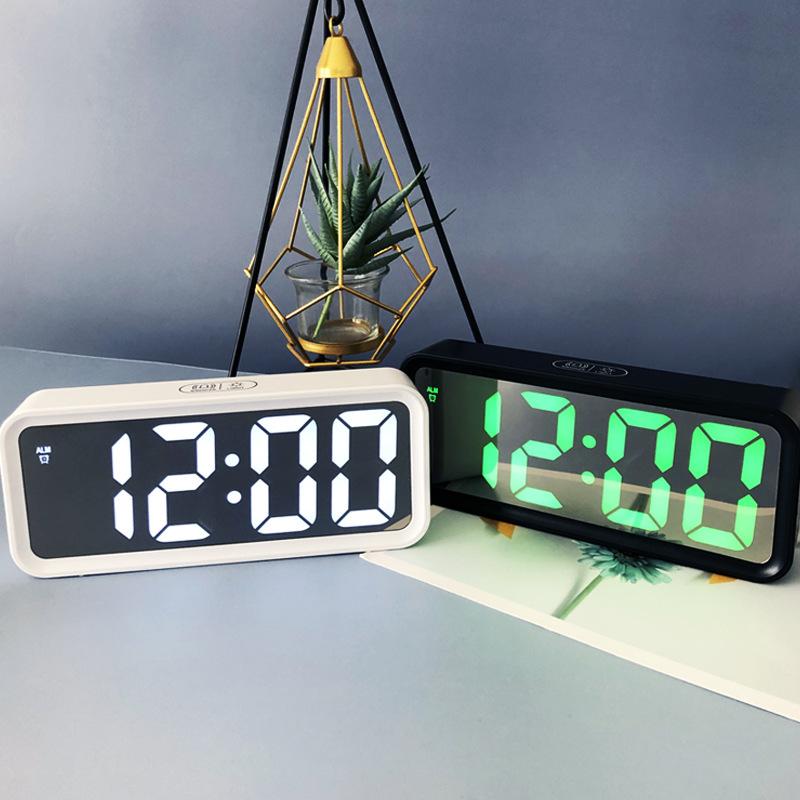 

Other Clocks & Accessories Alarm Clock Large Numbers Display Snooze LED Electronic Digital Table With Temperature Modern Home Decor