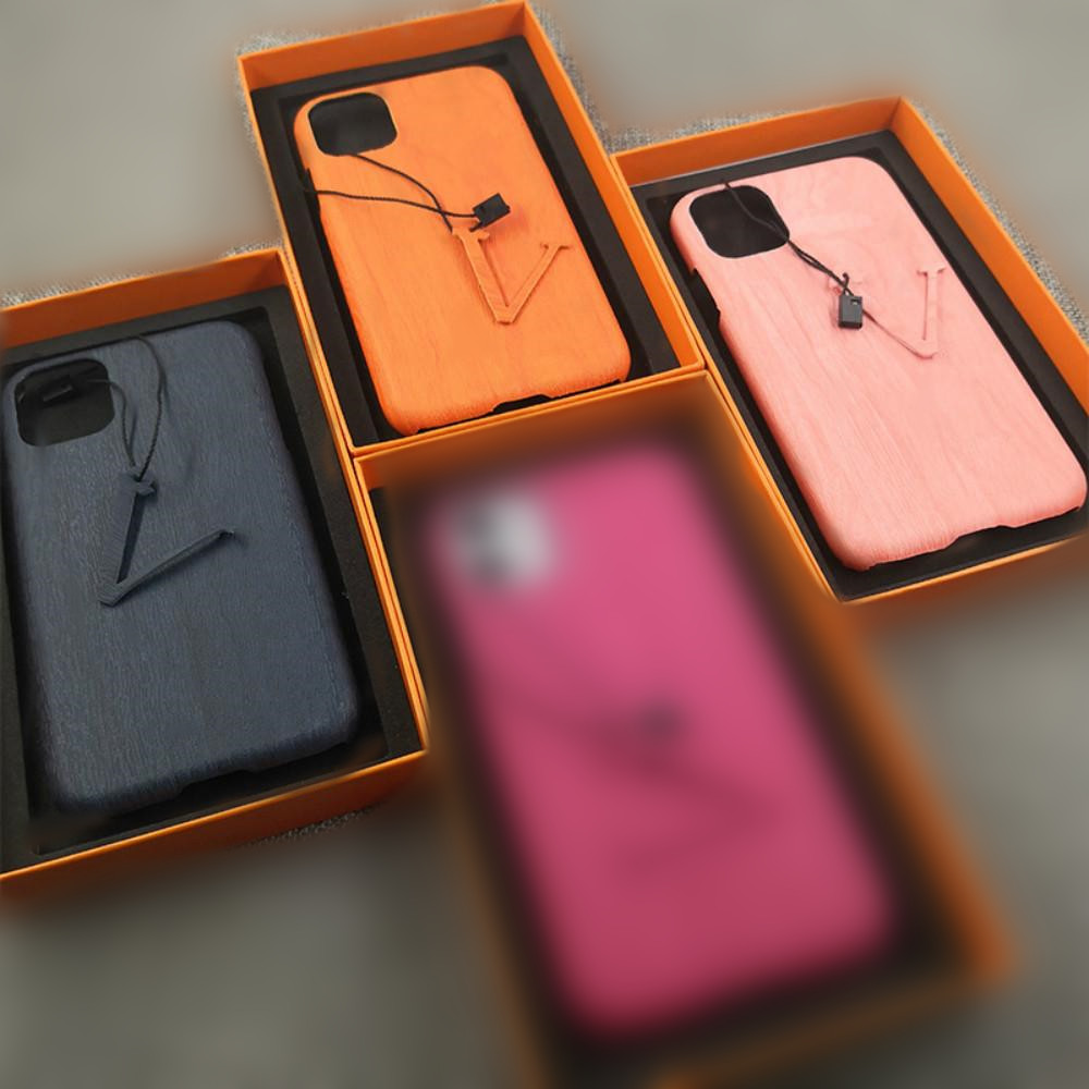 

PU leather IPhone Cases Luxury Cover Casual Brand Case For Plus 7 8 7P 8P X XS MAX XR 11 SE With Box, Blue