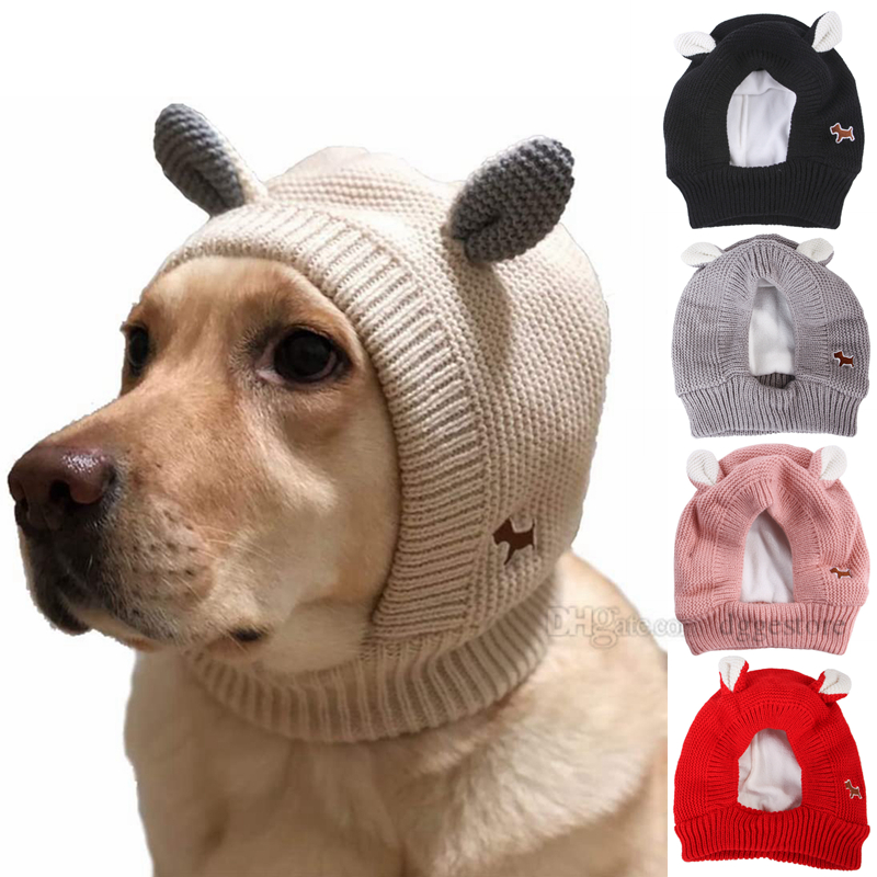 

Dog Knitted Hat Pet Christmas Caps Dog Apparel Puppy Cat Holiday Hats with Ears for Medium to  Dogs Winter Warm Pets Cap Fashion Rabbit Ear Design Beanie A252, As follows