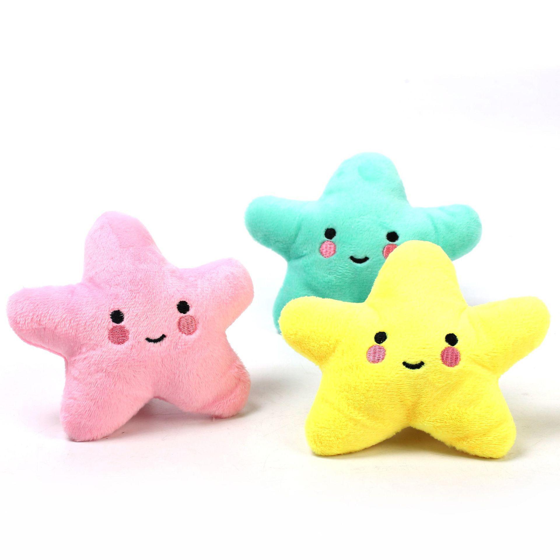 

DHL 3 color Cute Starfish doll for Children and adults PP cotton material Decompression Plush toys
