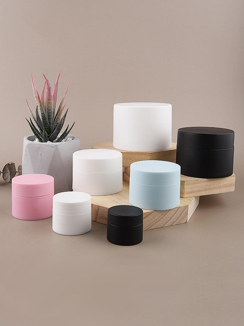 

3g 5g 10g 15g 30g 50g 80g Matte Empty Container Empty Travel PP Facial Cream Jar Cosmetic Plastic Box Cosmetic Refillable Bottle